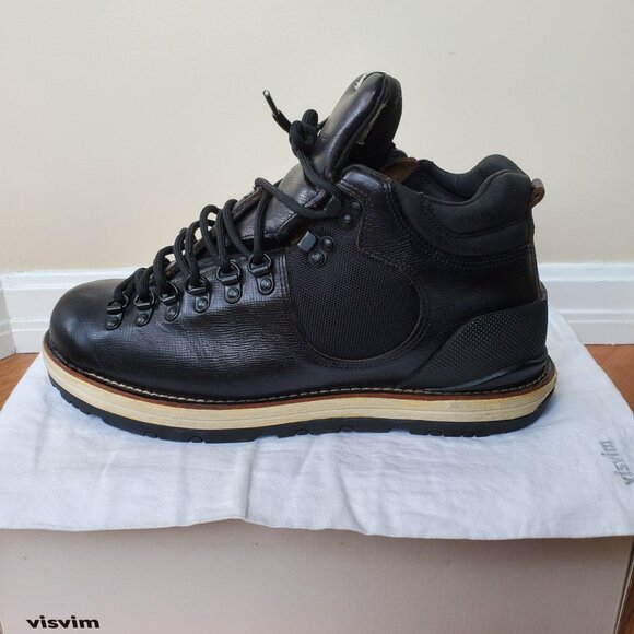 VGUC VISVIM SERRA VEGGIE Side Zip Mountain Boots – US 9 (Black) - Picture 3 of 13